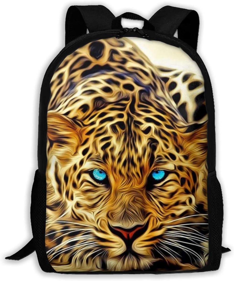 Leopard Backpack Shoulder Bag Travel Bags Laptop Bag School
