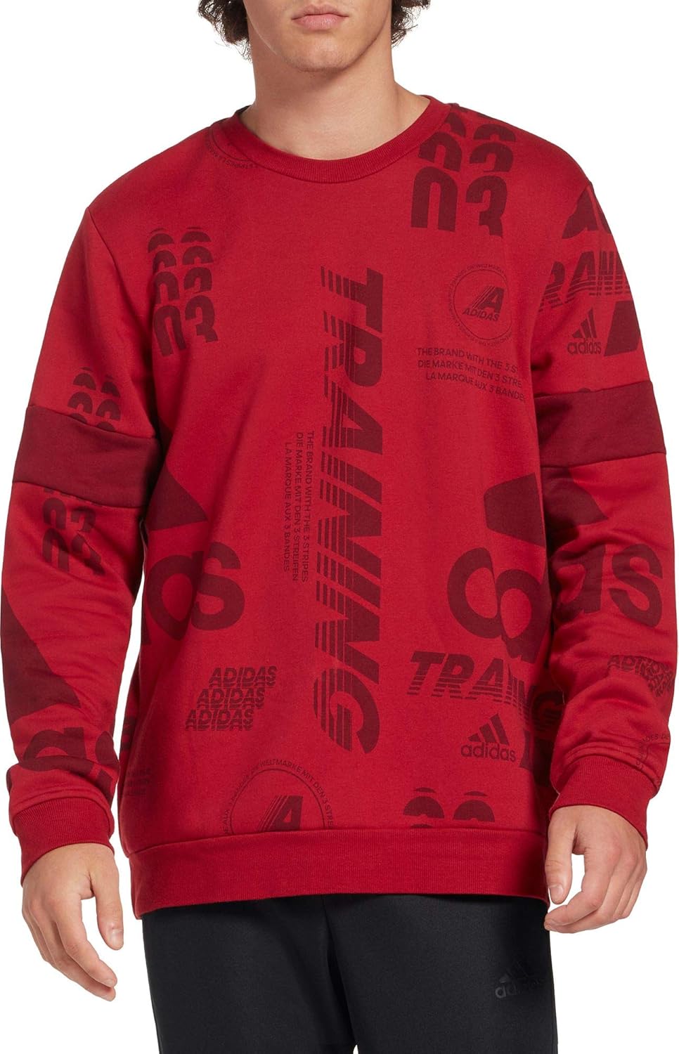 adidas all over print sweatshirt