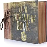 Photo Album Scrapbook, Our Adventure Book, DIY Handmade Album Scrapbook Movie Up Travel Scrapbook for Anniversary, Wedding, T