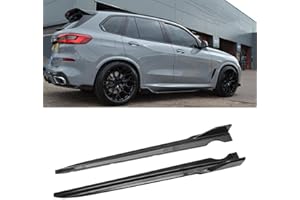 NINTE Side Skirts for 2019-2025 BMW G05 X5 M Sport Gloss Black Side Extension Bottom Line Rocker Panels Spoiler