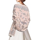 AWAYTR Pashmina Shawls Wraps for Women - Cashew Flower Winter Warm Big Scarf for Women Shawls and Wraps for Evening Dresses