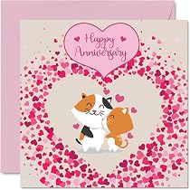 Central 23 Hochzeitskarte Für Ehepartner – „Y AÚN SEGUIREMOS ENAMORADOS“, Mit Stickern, Für Jahrestag Oder Valentinstag