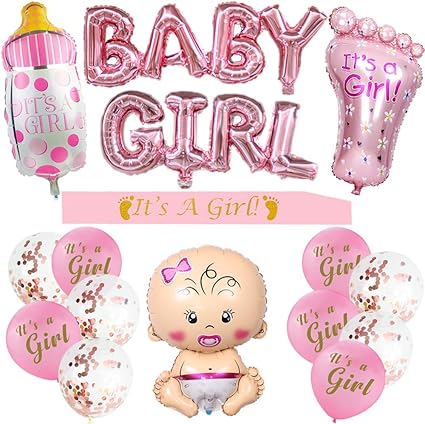 amazon girl baby shower decorations