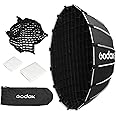 Godox S85T 33.4" Quick Release Umbrella Softbox and Honeycomb Grid for Godox SL60II SL150III FV150II AD300PRO AD400PRO AD600 SZ300R VL300 UL150II ML60 Other Bowen Mount Studio Flash Speedlite.