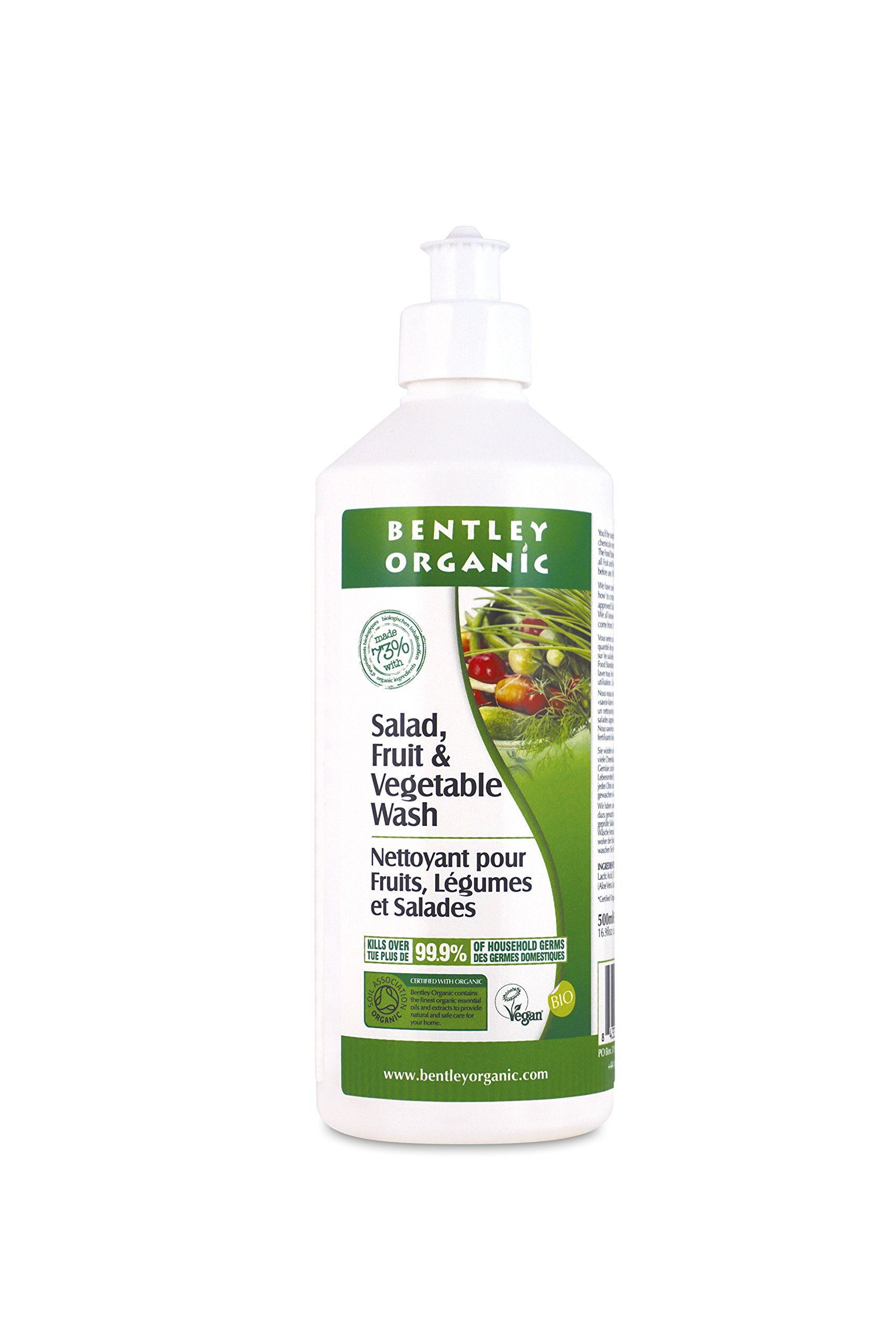 BentleyOrganic Salad Fruit and Veg Wash 500 ml