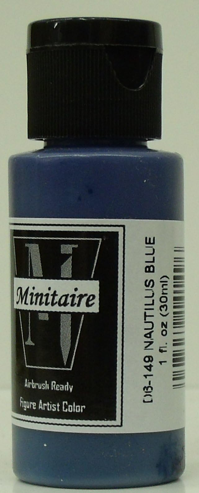 Badger Airbrush Minitaire airbrush paint NAUTILUS BLUE 1oz/60ml D6-149