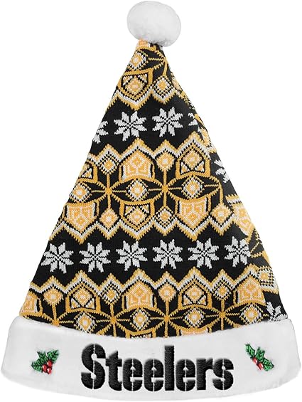 steelers santa hat