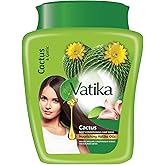 Vatika Naturals Hot Oil Hair Mask - Cactus & Garlic & Multivitamin for Dry, Damaged, Nourishing & Strengthening, Deep Conditioning for Soft, Smooth - 500ml