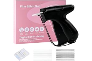 Emperoch Tag Attacher Gun Kit for Clothing, Standard Tagging Gun Kit, Clothes Label Tagging Gun with 5 Needle and 1000 Barbs 