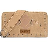 Wrangler Wristlet Wallets for Women Western Clutch Wallet Card Cases with Zipper Pocket