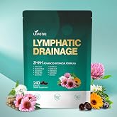 21-in-1 Lymphatic Drainage Supplements Softgels, 80 Day Supply, 1 Bag | Immune &amp; Lymph System Support Supplement for Women &amp; Men with Echinacea, Dandelion, Burdock, Bromelain, Calendula, Turmeric