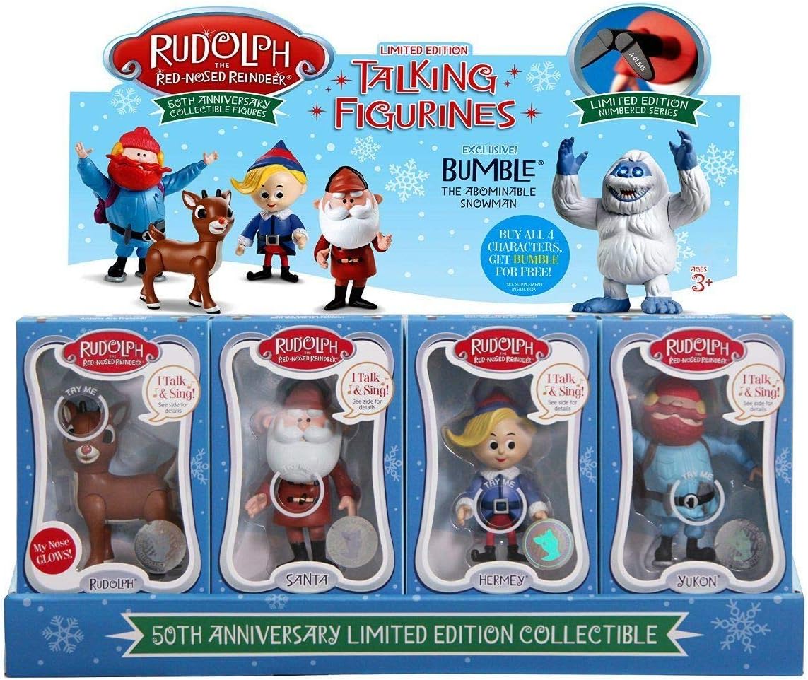 rudolph the red nosed reindeer action figures