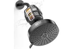 Filtered Shower Head Combo – for Healthier Skin & Hair | 3 Mode High Pressure Shower Heads with 25-Stage Filtration | Removes