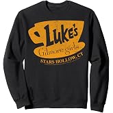Gilmore Girls Luke's Diner Stars Hollow Distressed Sign Sweatshirt