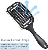 Vinabo Detangling Hair Brush for Wet & Dry Hair, No Pulling view 4