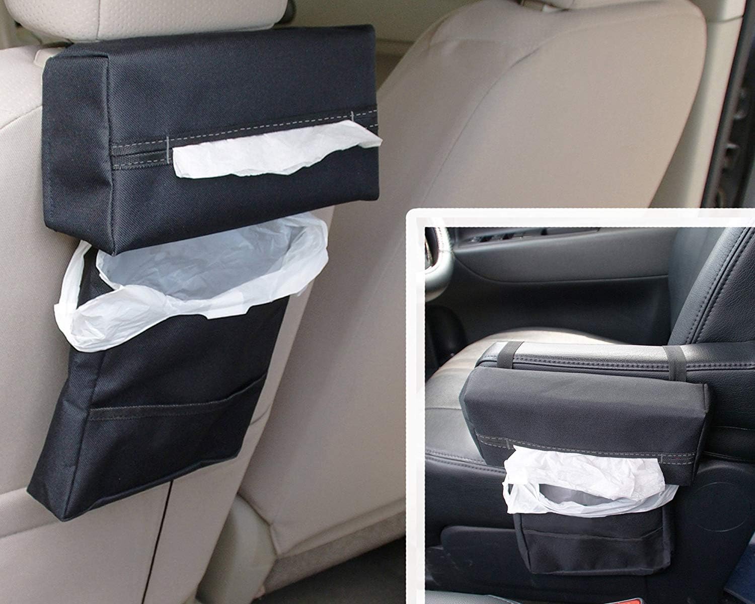 Amazon ティッシュケース 車用 ティッシュ ゴミ箱 ブラック 車用ティッシュカバー ボックス 車 バイク Amazon ティッシュケース 車用 ティッシュ ゴミ箱 ブラック 車用ティッシュカバー ボックス 車 バイク