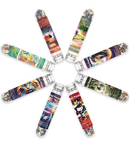 Amazon.com: Mini Jigsaw Puzzles for Adults 8 Pack - 234 Piece