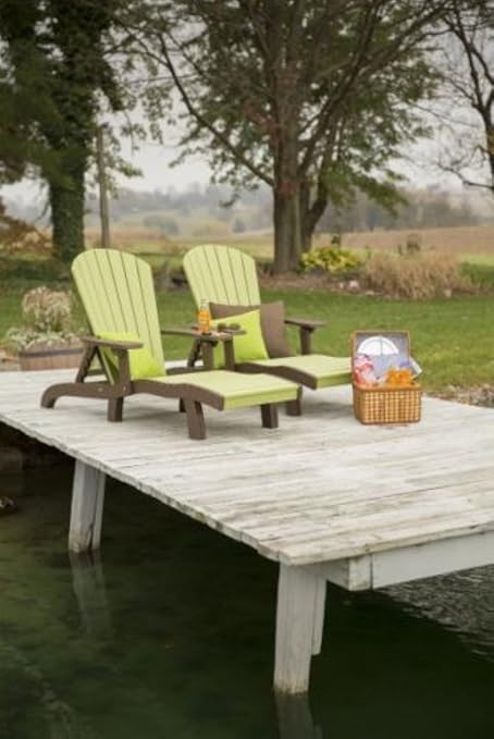 Amazon Com Finch Poly Seaaira Lounge Chair With Armsred Amish