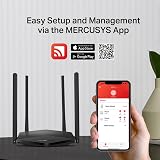 MERCUSYS MR60X Dual Band Router WiFi 6 AX1500 Mbps Gigabit Ethernet view 7