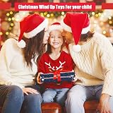 YAAVAAW 3Pack Christmas Wind Up Toy Kids Party Bag Funny Jumping Xmas Gift view 7