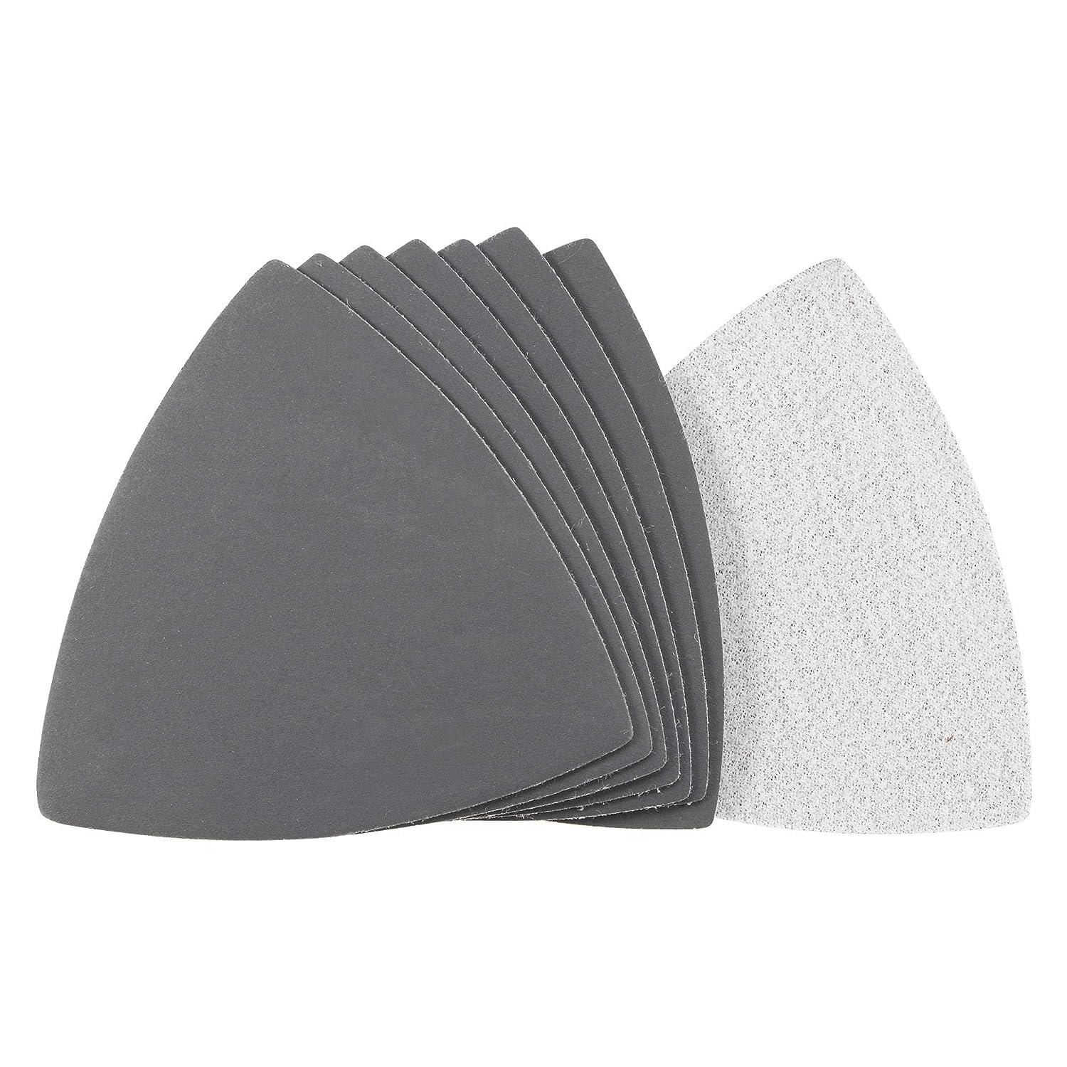 TA-VIGOR 8Pcs 1500 Grit Triangular Sandpaper, 90mm Hook and Loop Sanding Pad Fit 3-1/2 Oscillating Multi-Tool, Electrostatic Sand Planting Sanding Paper Silicon Carbide for Wet and Dry Use — image 1