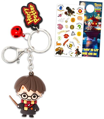 Harry Potter Schlüsselanhänger Aus Gummi – Bunte Figuren, Ca. 6 Cm Groß, Perfekt Für Fans Als Keychain