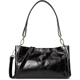 HOBO Women's Seneca Shoulder Crossbody Bag | Leather, Two Removable Straps, Hidden Magnet Closure, Signature Phone Pocket, Compact Fit