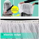 Vobulafy Pram Net 2 Pack Universal Mosquito Bug Cover for Stroller Bassinet view 7