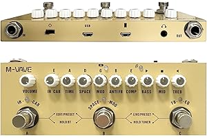 Multi Effects Acoustic Guitar Pedal,Cube Baby AC Guitar Multi Effects Pedal Delay Chorus Tremolo Reverb Effect Pedal