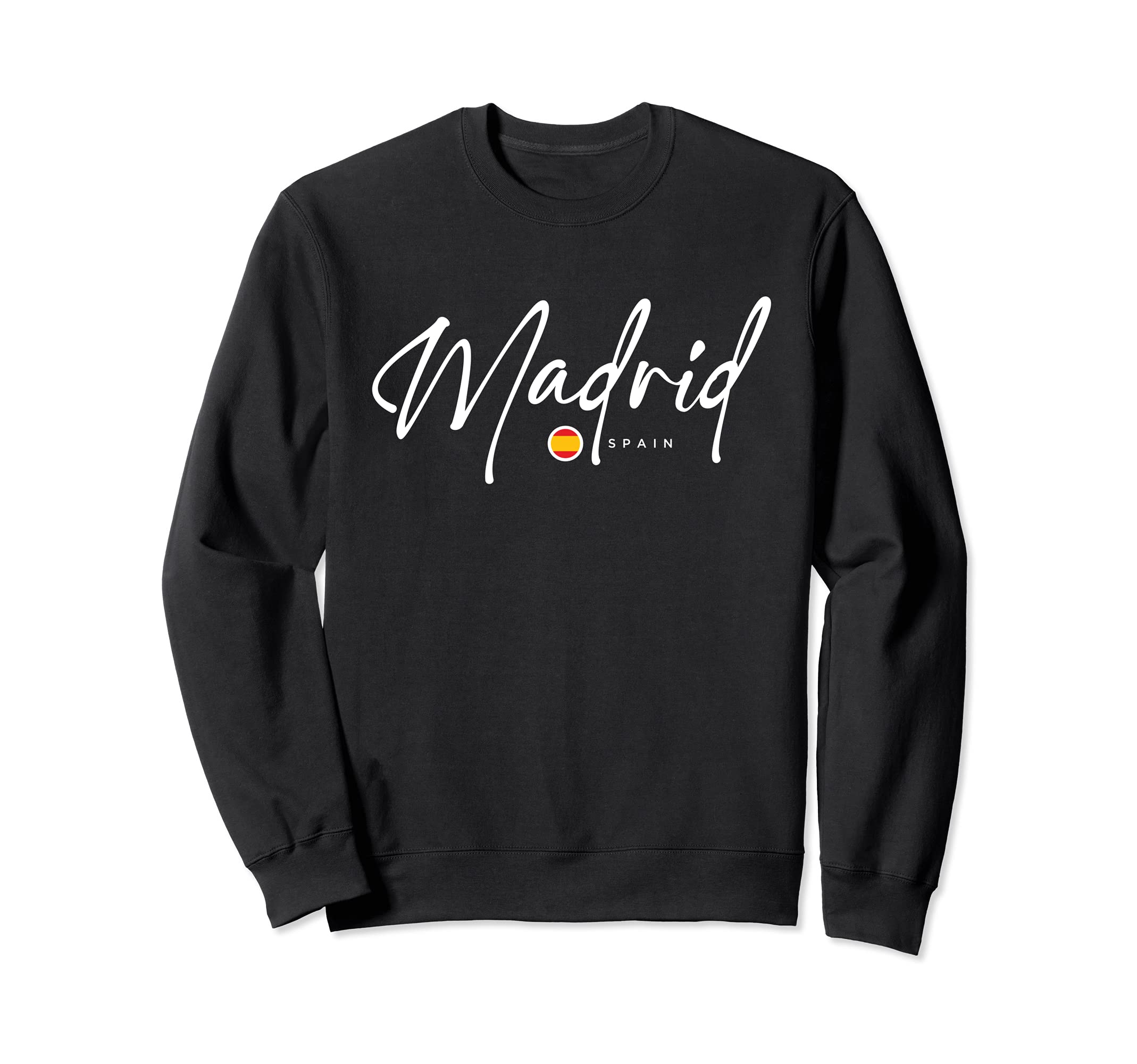 Madrid Spain Flag Sweatshirt