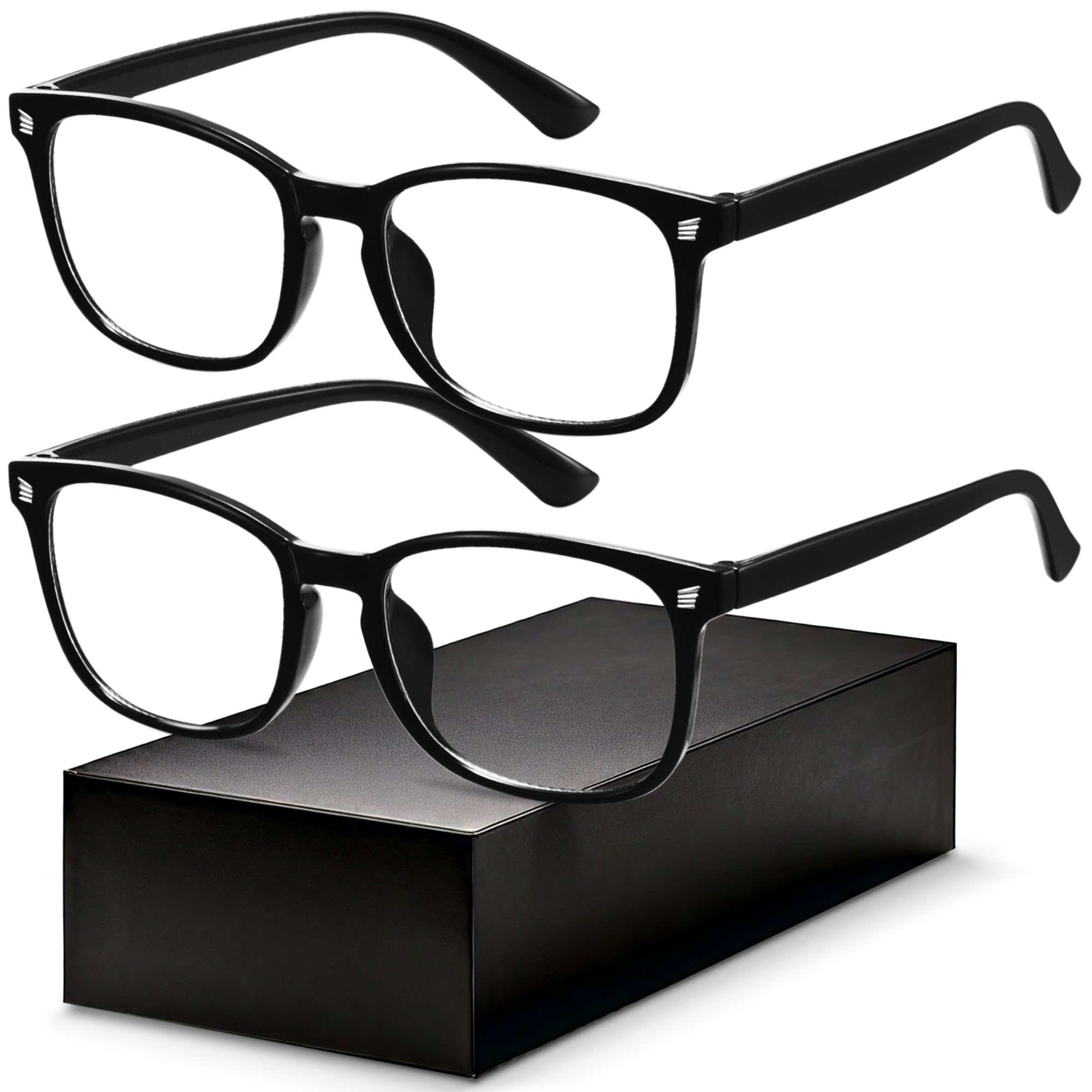 Photo 1 of Blue Light Blocking Glasses - Fashion Square Eyeglasses, Anti UV Ray Computer Gaming Glasses Blue Blockers for Women/Men