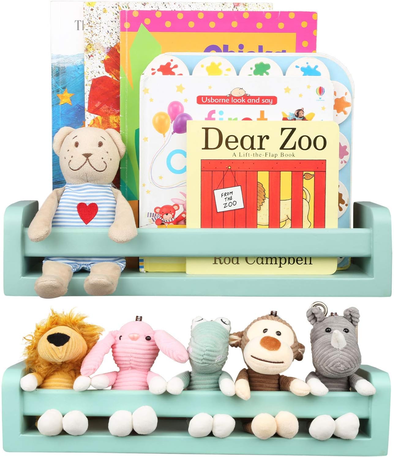 floating shelves for stuffed animals