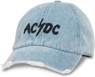 distressed denim dad hat
