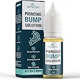 NOVEHA Piercing Bump Solution 20ml for Keloid Reduction | Soothing Solution Tea Tree Oil Formula for Scars &amp; Keloid Bump Removal | Safe &amp; Natural Piercing Aftercare Skin Recovery for Face &amp; Body
