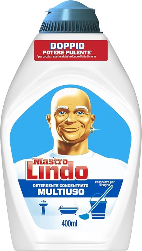 Mastro Lindo Bagno Detergente Concentrato Multisuperficie 400 Ml Amazon It Salute E Cura Della Persona