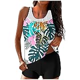 Tankini Swimsuits for Women Tummy Control Blouson