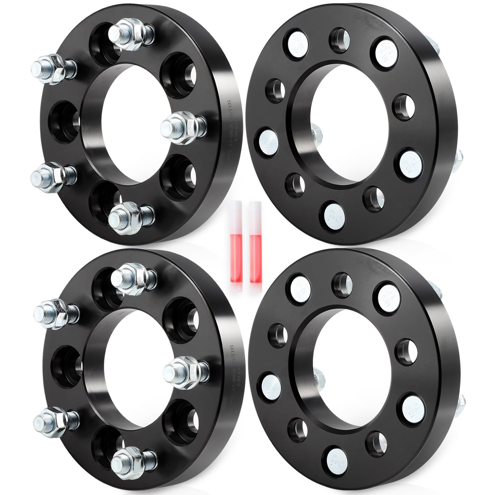 Photo 1 of ECCPP 4PCS change bolt pattern from 1" (25mm) Conversion Wheel Adapters 5x4.5 to 5x5 1/2" 82.5mm for Crown Victoria 1992-2011 for Edge 2007-2014 for Explorer 1991-2019-NOT FIT Stock Rims