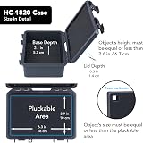 Lykus HC-1820 Mini Hard Case Dry Box Foam Insert IP66 Splash-Proof Cellphone view 3