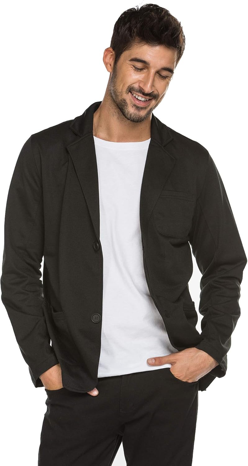 COOFANDY Mens Cotton Casual Two Button Lapel Blazer Jacket Lightweight Sport Coat at  Men’s Clothing store