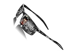 ROCKNIGHT Driving HD Polarized UV400 Protection Ultra light Al-Mg Golf Fishing Outdoor Sunglasses