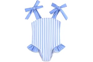 BIBIMOM Toddler Baby Girls Swimsuit Infant Beach One-Piece Swimwear Bathing Suit 3M-7T