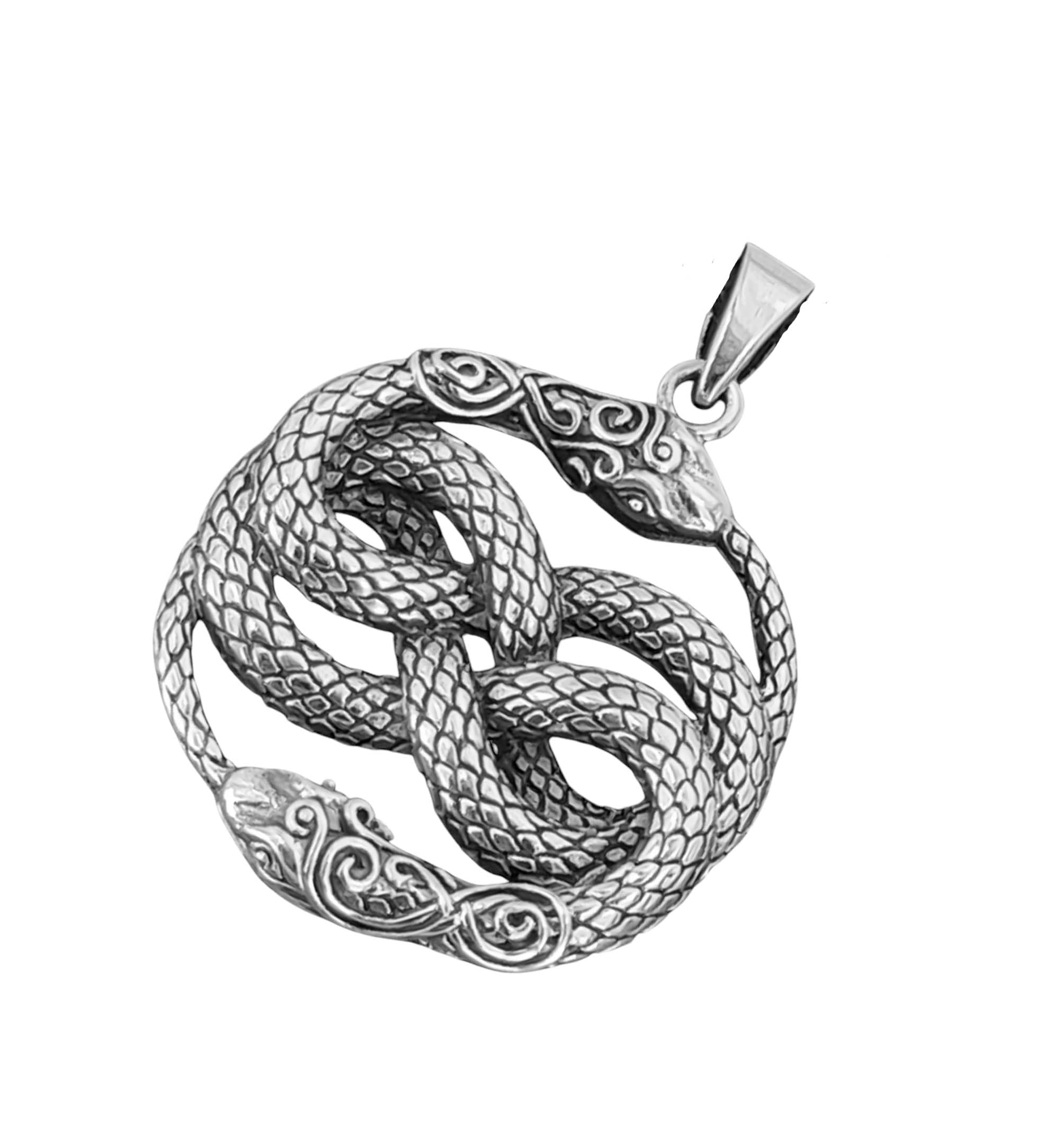 Snake Pendant 925 Sterling Silver Number 330