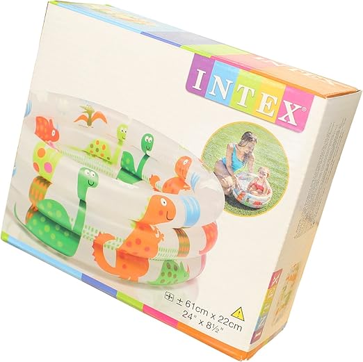 Smart Planet Baby Pool Mini Baby Planschbecken 61 Cm Kleiner Pool Zum Bade Fur Babys Und Kleinkinder Mit Lustigem Dinosaurier Motiv Amazon De Garten