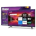 Roku Smart TV – 32-Inch Select Series 720p HD RokuTV with Roku Voice Remote, Bright Picture, Customizable Home Screen – Live Local News, Sports, Gaming
