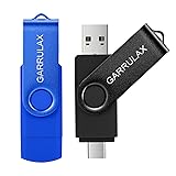 GARRULAX USB Flash Drive, 32GB 2 in 1 OTG Type C