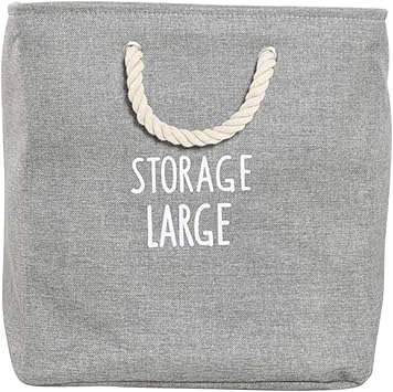 Decdeal Faltbare Waschetonne Waschekorb Laundry Bin Laundry Baskets Foldable Flachs Mit Griff Fur Bad Waschkuche Grau Beige Schwarz Braun Optional Amazon De Kuche Haushalt