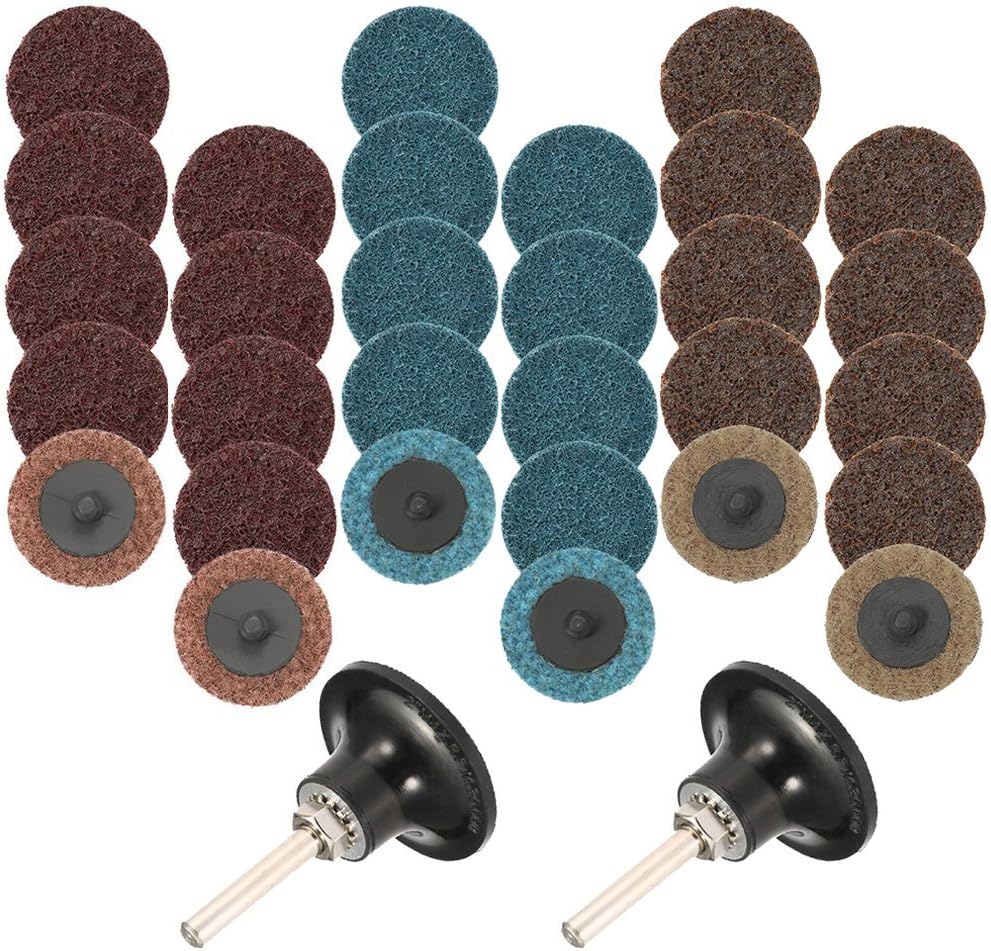 30 Pcs Sanding Discs Quick Change Discs Set, Fine/Medium/Coarse, 2 inch
