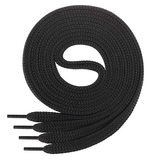 Di Ficchiano Flache SCHNÜRSENKEL für Sneaker und Sportschuhe - sehr reißfest - ca. 7,0 mm breit, 45 Farben, 60 cm - 220 cm Lä