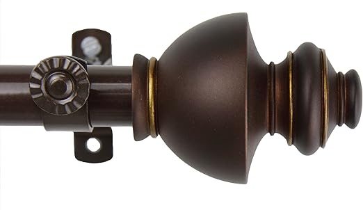 Amazon Com Rod Desyne Dynasty Window Set Curtain Rod 120 170