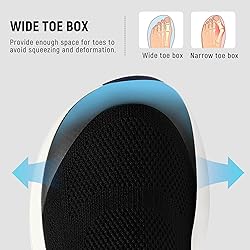 AIRHAS Womens Wide Toe Box Walking Shoes Slip On